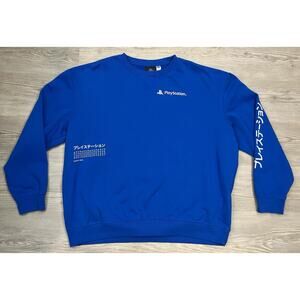 PlayStation Japanese Logo Sweatshirt Men’s Size 2XL